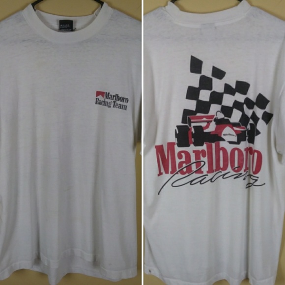 Vintage Marlboro Racing Team Tshirt Tee 